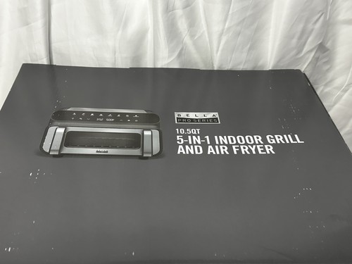 Bella Pro Series - 10.5-qt. 5-in-1 Indoor Grill and Air Fryer - Black - Picture 10 of 11