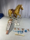 Vintage 1980 DALLAS BARBIE WESTERN OUTFIT & HORSE AND ACCESSORIES
