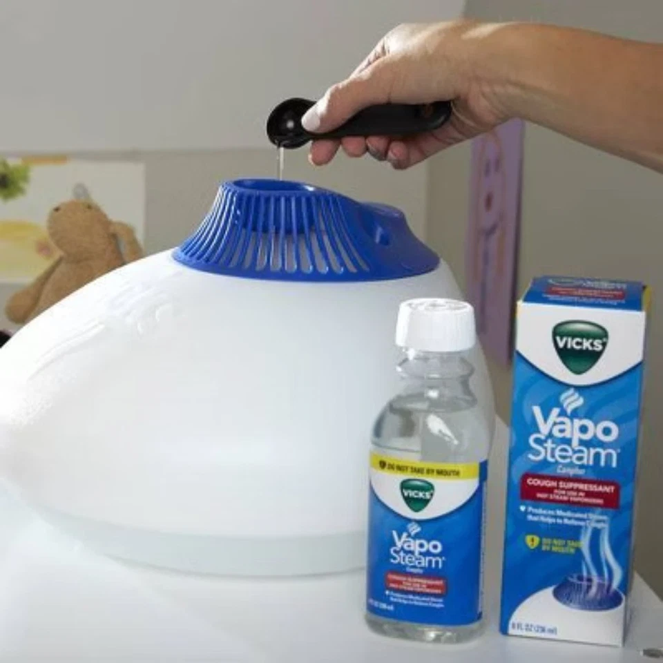 Humidificador vaporizador de vapor caliente Vicks con luz nocturna - 1,5 gal Foto 2 de 4