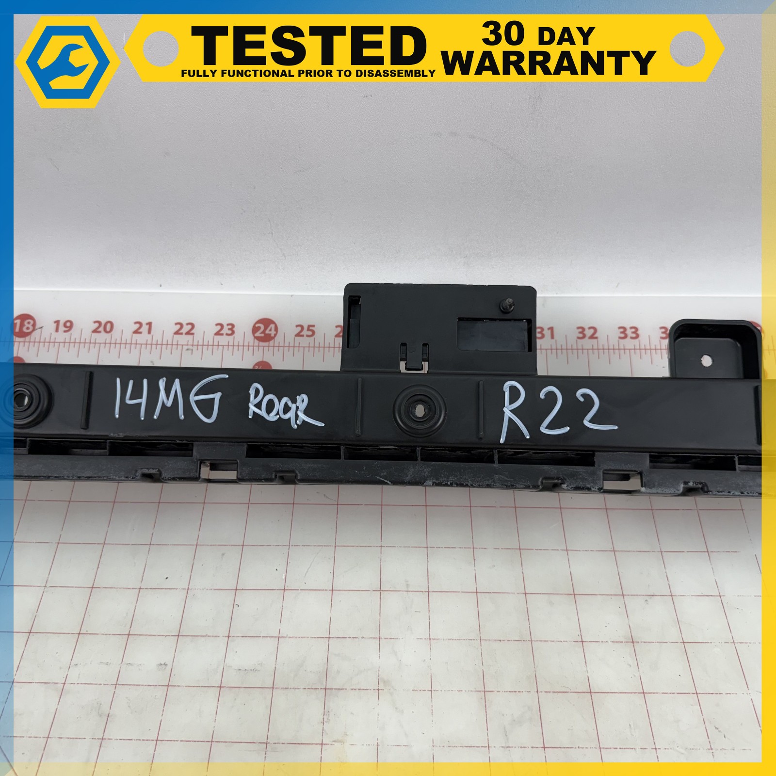 14-17 MASERATI GHIBLI REAR BUMPER CENTER UPPER MOUNT SUPPORT BRACKET OEM