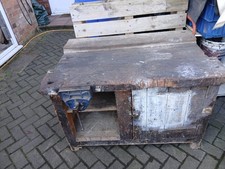 Record No. 52 E Woodwork Vice 7” Q/R fitted on a junior school Carpenters Bench 
