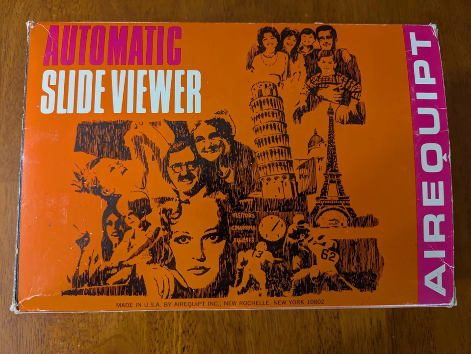 Airequipt Visor Automático de Diapositivas Funciona Caja Original Utiliza Baterías Caja de Luz Foto 3 de 4