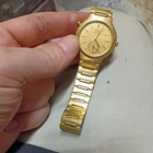 Vintage Seiko 8M25-8030 Gold Plated Chronograph Dancing Hands Alarm Quartz Men's