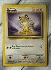 Pokemon Meowth 80/130 Common Base Set 2 TCG Vintage WOTC Card 2000🔥