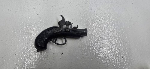 Pirate Flintlock Cap Pistol Miniature Replica Toy Weapon Keychain Charm 3.5"