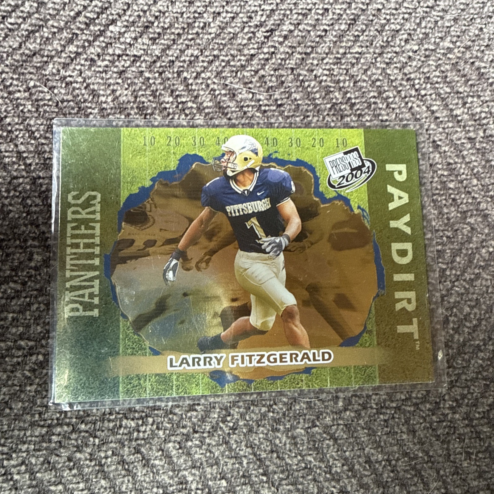 Larry Fitzgerald Press Pass Paydirt #PD11 Base