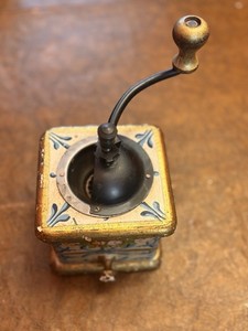 100+ Year Old Functional Antique European Coffee Grinder