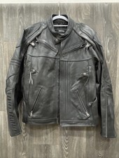 Vintage 2000s Harley davidson Leather Riding Jacket Sz L