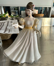 Royal Doulton Kathleen HN3609 Bone China Figurine Hand Painted Signed 1993