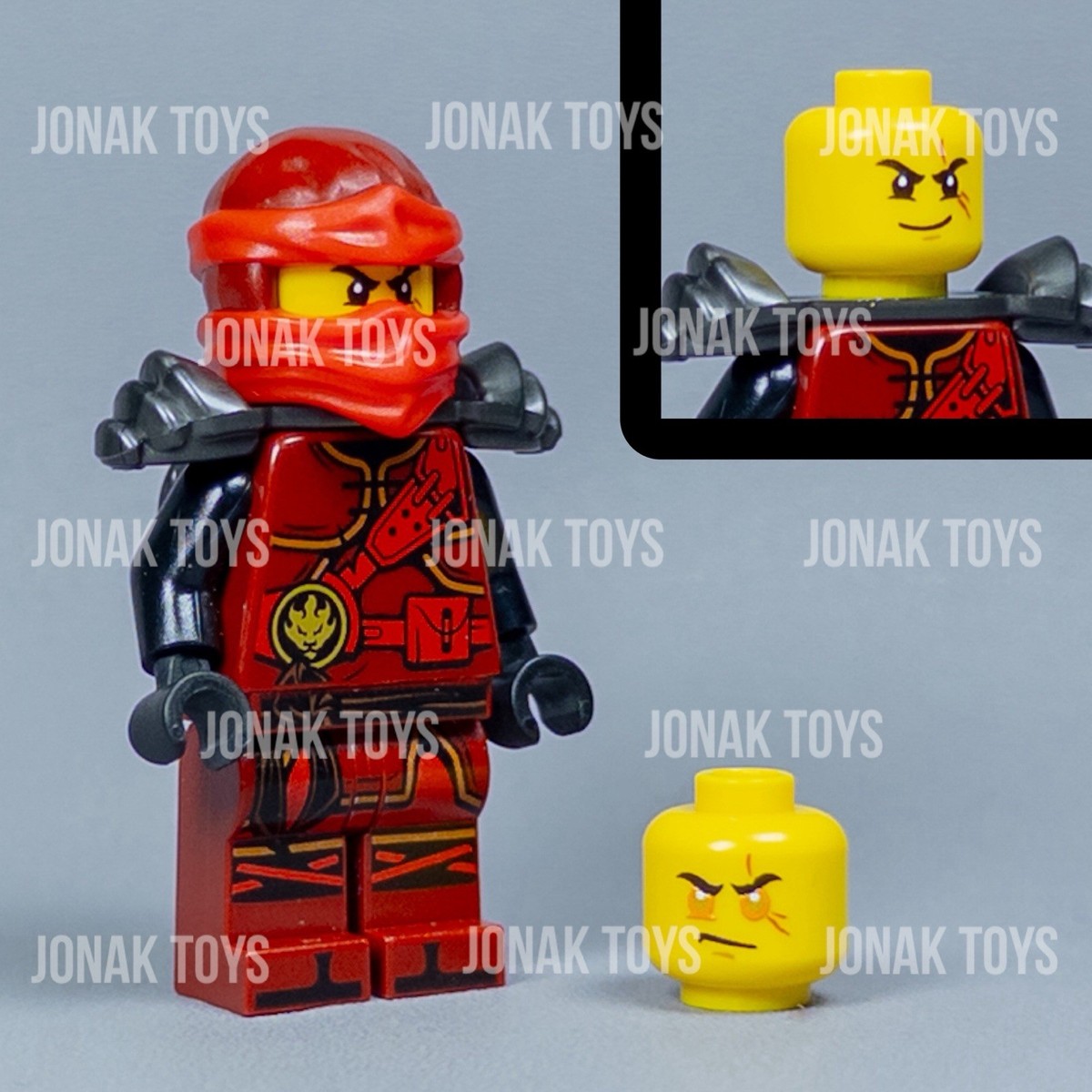LEGO Ninjago Hands Of Time Kai W/ Custom Dual Heads | eBay