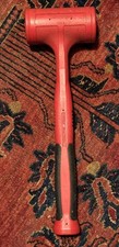Snap-on Dead Blow Hammer 48oz Redblack Hbfe48 Snap On - Nice Ships Free
