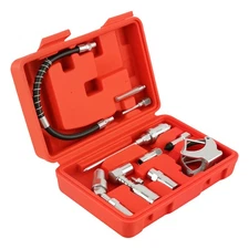 11PCS Grease Gun Coupler Kit 3000PSI Heavy Duty Grease Fitting Adapters w/ Case