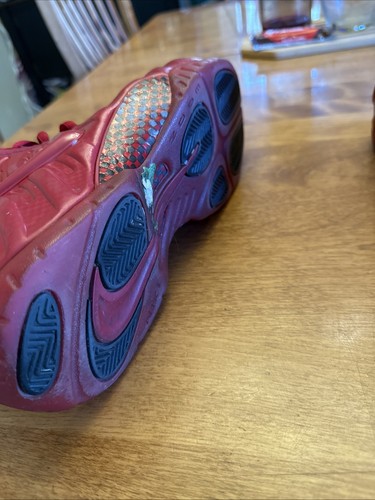 2015 NIKE AIR FOAMPOSITE PRO TRIPLE RED OCTOBER BLACK PENNY ONE 624041-603 13 - Picture 7 of 17