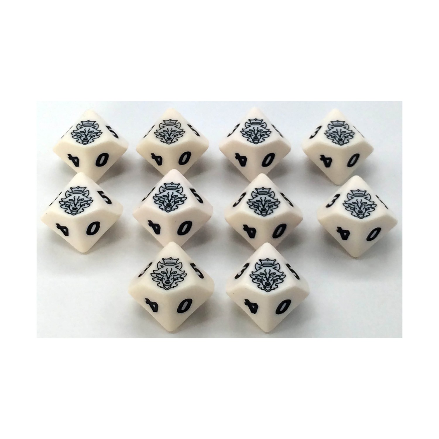 Mierce Mini Accessory Wolf Ivory d10 Pack (10) NM
