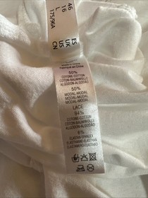 La Perla Intimates Sleepwear US Sz L White Nightgown Negligee Baby Doll Slip