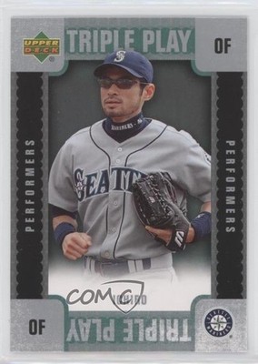 2007 Upper Deck Triple Play Performers Ichiro Suzuki (Scratch Off) HOF 3d5