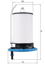 Mahle KX398 Fuel Filter Replacement Fits Maserati Quattroporte 3.0 D