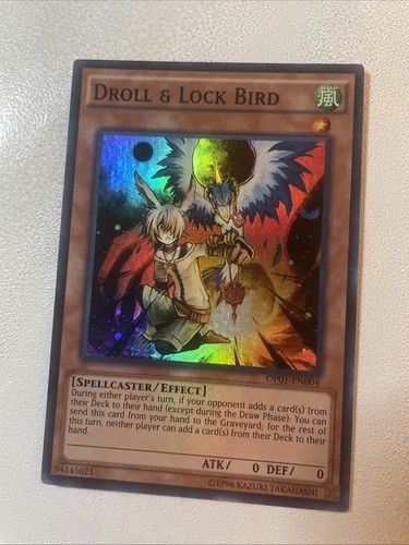 Droll & Lock Bird OP08-EN001 YuGiOh OTS Tournament Pack 8 card