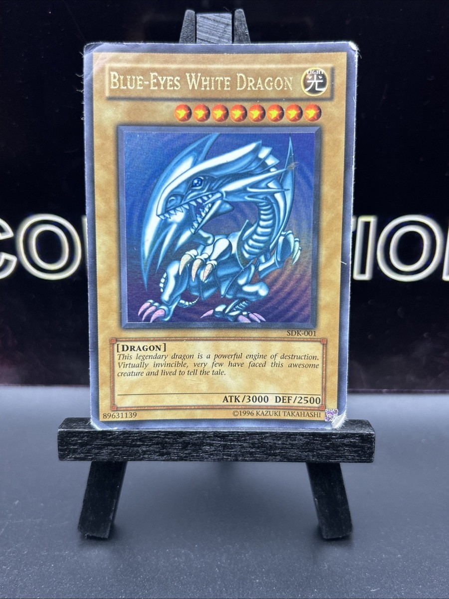 Blue-eyes White Dragon - SDK-001 - Ultra Rare - HP - Yugioh | eBay
