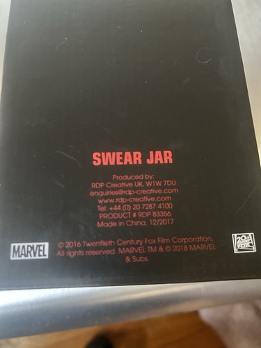 2017 RARE DEADPOOL 2 SWEAR JAR -NIB - Picture 16 of 16