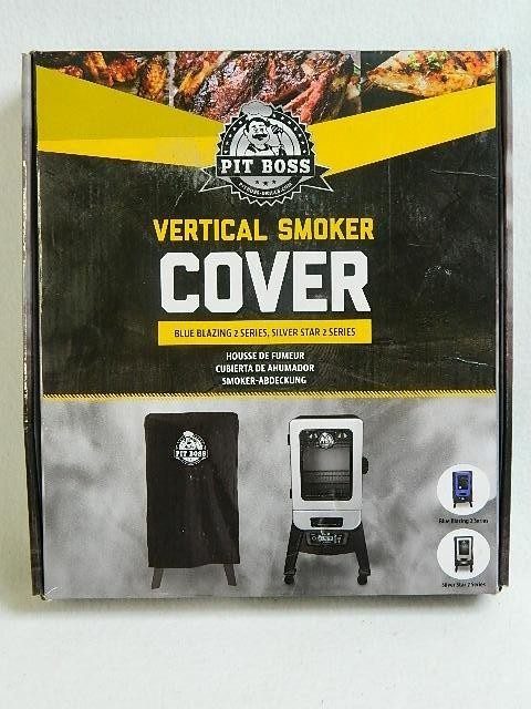 Pit Boss Vertical Smoker Grill Cover Blue Blazing Series Silver Star  Series
