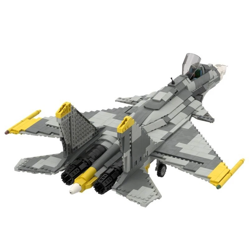 Hot Sale Sukhoi SU-37 TERMINATOR 1664 Pieces Building Toys Set MOC Build - Image 2 of 4