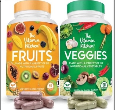 The Vitamin kitchen - Fruits and Veggies Supplement 180CAPS. 2/2027