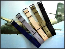 NATO G10 Prem Ballistic PVD MoD RAF Military watch band strap Bonded IW SUISSE
