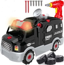 Take Apart Toy Set, Build Your Own Vehicle with Drill, Sounds  Lights, Buildabl