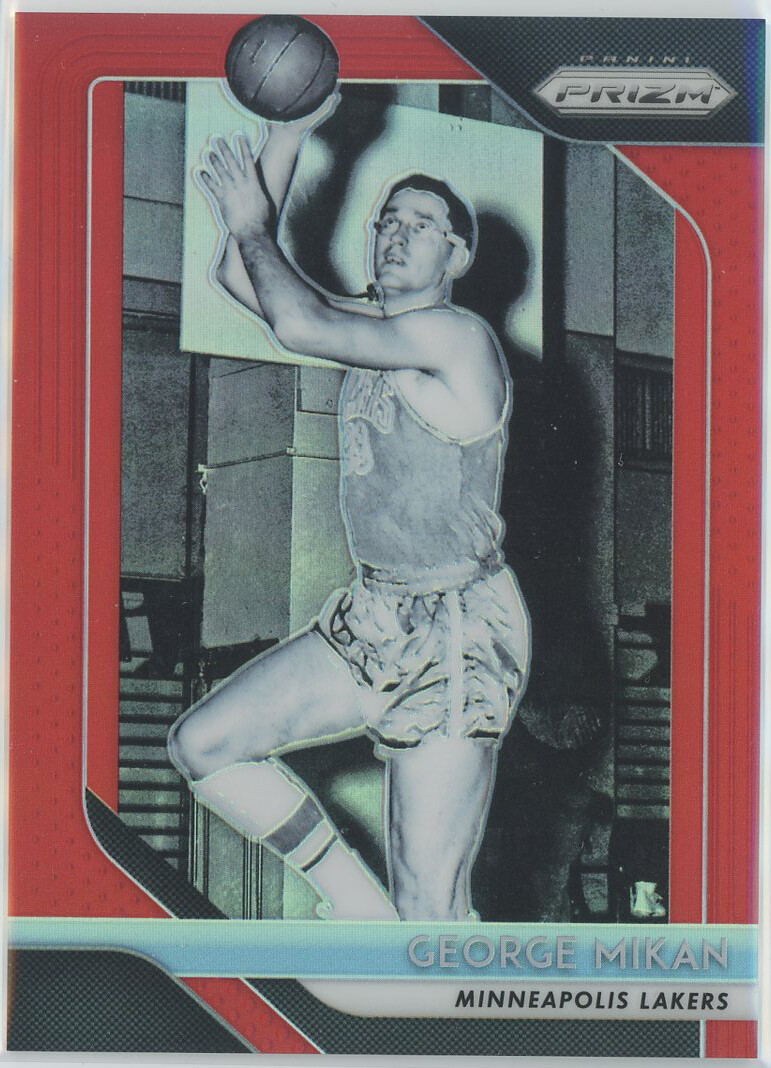 2018-19 Panini Prizm Prizms Red #285 George Mikan Lakers 294/299