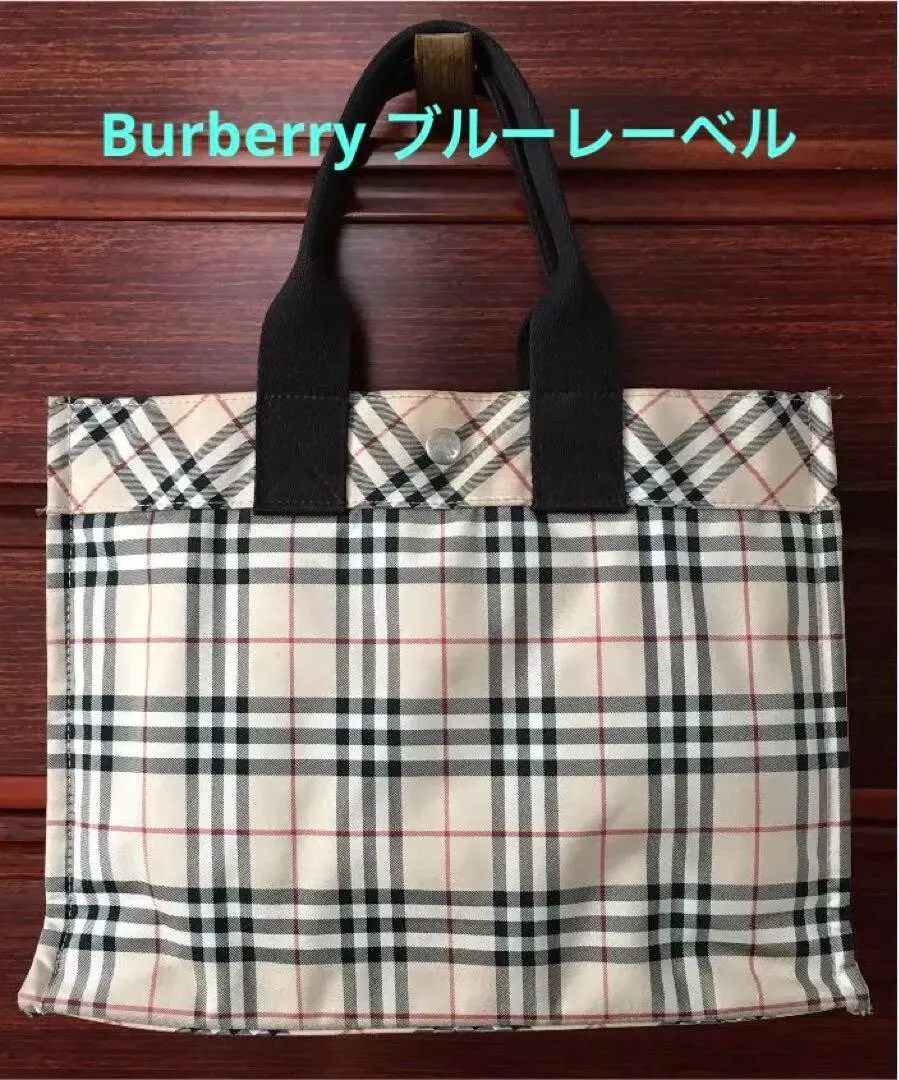 BURBERRY Blue Label Nova Check Tote Bag