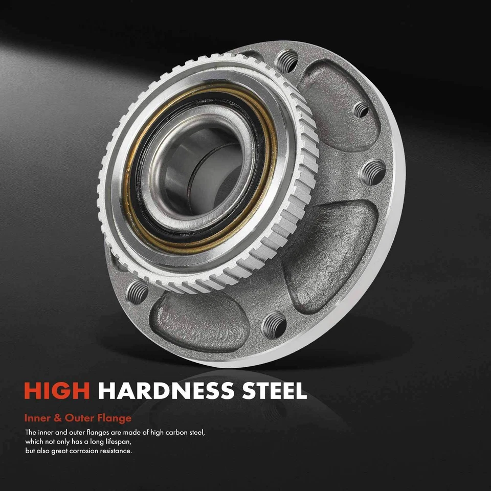 2pcs Front Wheel Hub Bearing Assembly for BMW 525i 535i 735i 850i M5 735iL 750iL - Image 3 of 4