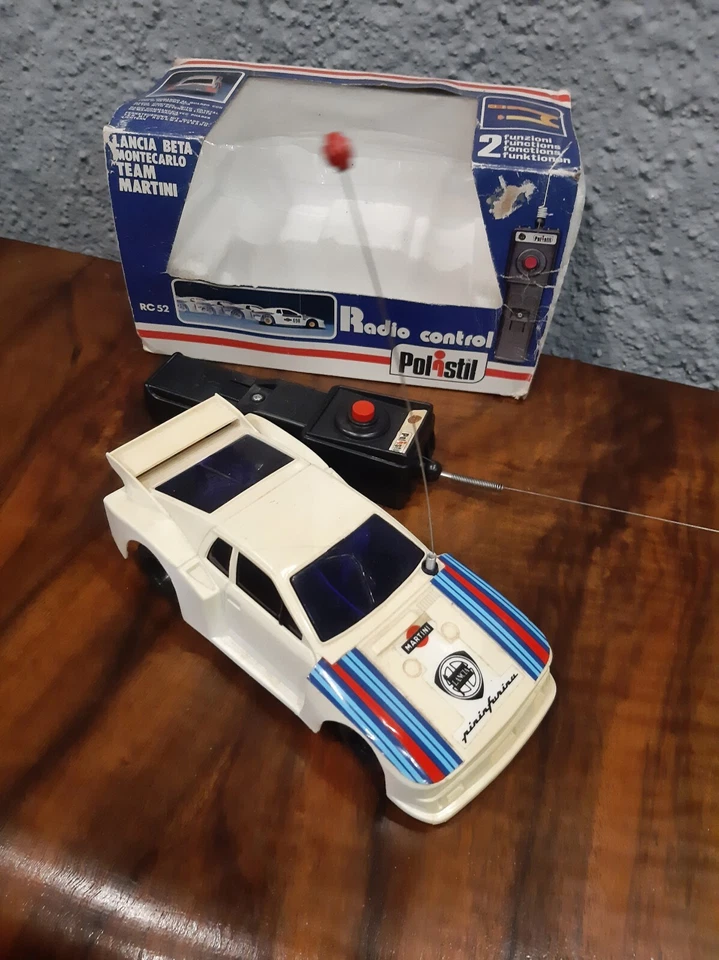 Lancia Beta Team Martini Polistil Radio Control Made In Italy Anni 90’ Vintage - Immagine 2 di 4