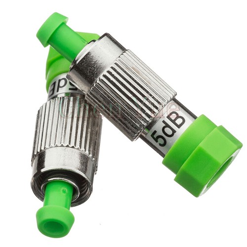 2pcs FC/APC Male-FC APC Female Simplex Mode Fiber Optic Attenuator Adapter 5DB - Picture 4 of 5