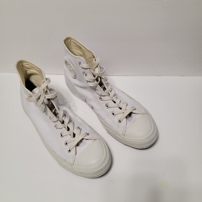 Converse Chuck Taylor All Star LUXE LEATHER Hi Top Sneaker Men's 11-  Women's 13