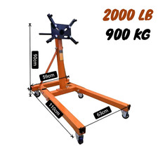 Folding Engine Stand Gearbox Support 900kg 2000LB Heavy Duty Swivel Transmission