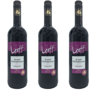 3X Leoff Blauer SpäTburgunder QBA Trockener QualitäTswein Pfalz 11,5% - 0,75L