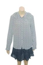 Isabel Marant Flora Top M 38 Women's Casual Printed Boho Blouse Shirt NEW 31815