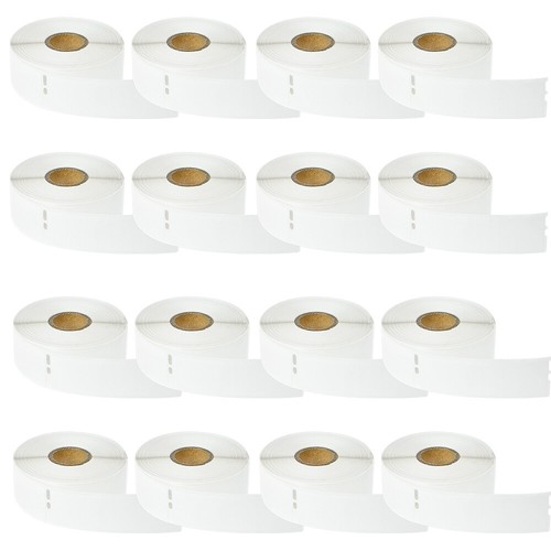 16 Rolls Thermal Labels 1-1/8" x 3-1/2" for Dymo 30252 LabelWriter 450 Duo Turbo