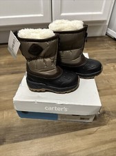 Snow Boots Carter s Black/brown/green Toddler Size 6