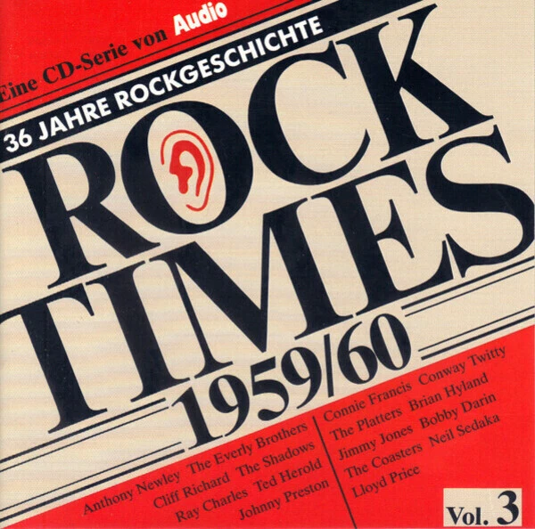 CD Everly Brothers / Cliff Richard a.o. Rock Times 1959-60 Vol. 3 AUDIO - Bild 1 von 1
