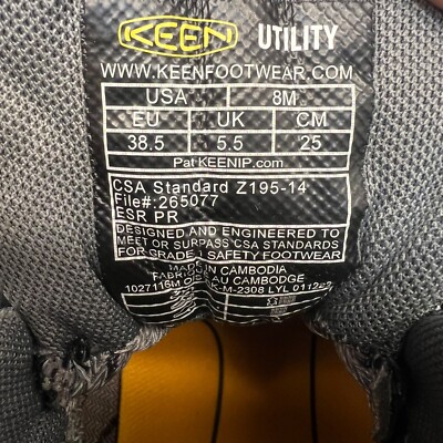 yk Keen Women's 6” Reno Athletic Waterproof Composite Toe Work Boots