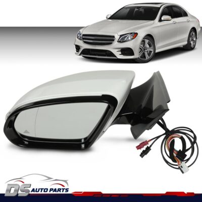  Fit For Mercedes Benz E class E300 Left 2016-2020 Car Driver Side Mirror White 