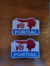New-2  Retro Pontiac  V8 Patches