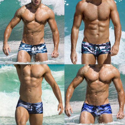 mens camo swimwear