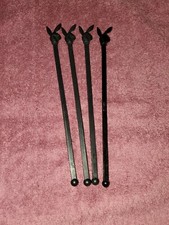 black 15 Vintage Playboy Bunny Drink Swizzle Sticks Stirrers