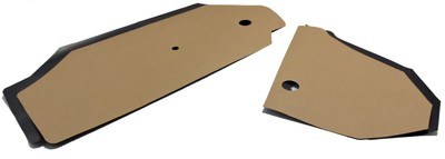 Water Shield Vapor Barrier 4Pc for 1968-72 Chevy Nova 2 Door Door/Quarter Panel