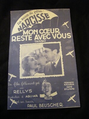 Sheet Music Mon Coeur Reste Avec Vous Rellys