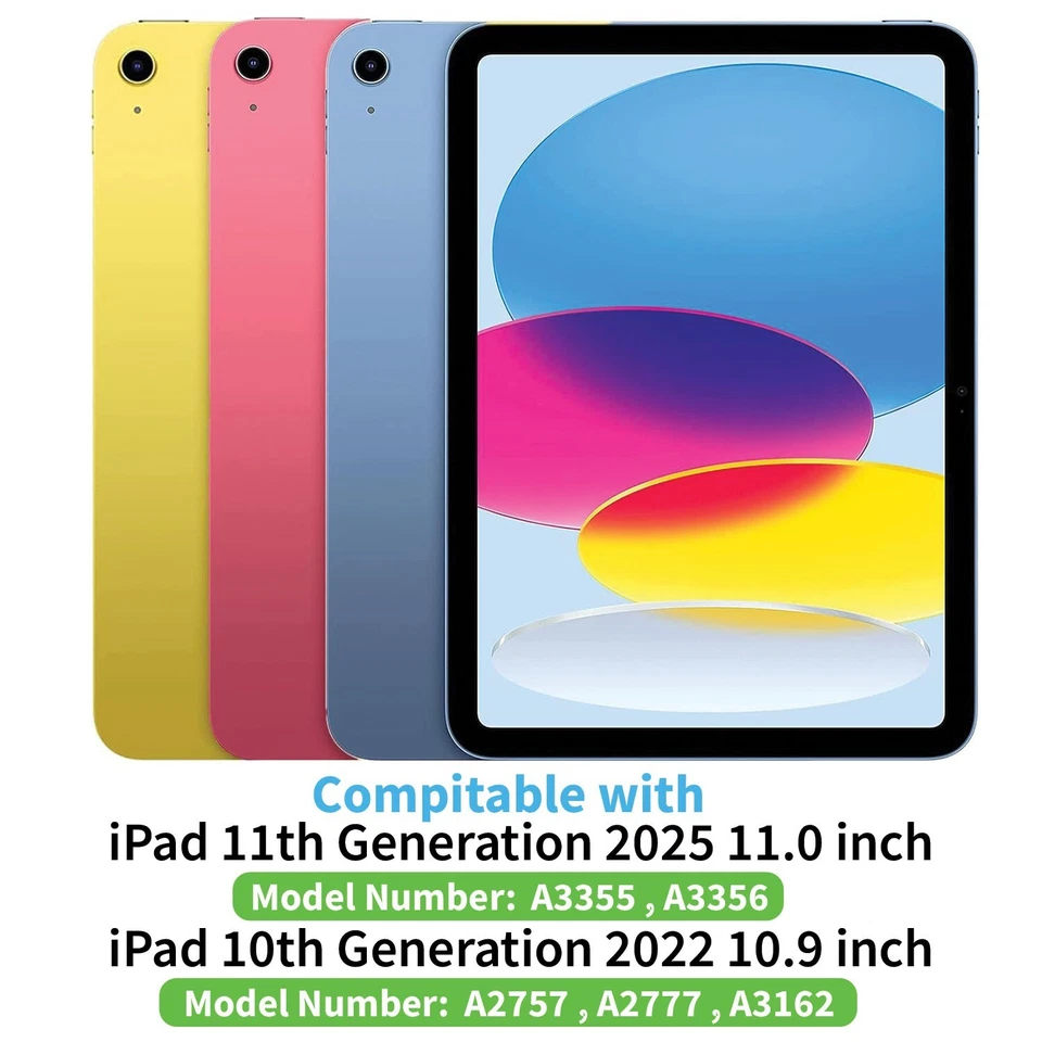 Tempered Glass Screen Protector for iPad 11th (A16) 11" 10th Generation 10.9" - Image 2 of 4