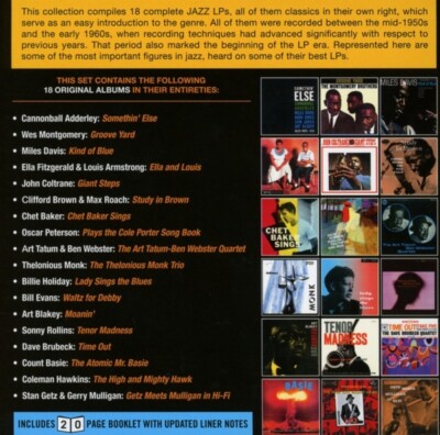 AN EASY INTRODUCTION TO JAZZ-TOP 18 ALBUMS  10 CD NEU